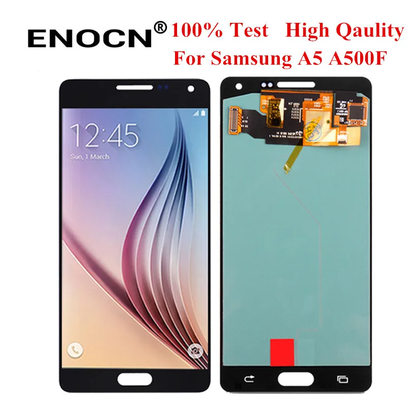 ЖК-дисплей ENOCN AMOLED для SAMSUNG Galaxy A5 2015 A500FU A500 A500F A500M сменный сенсорный экран