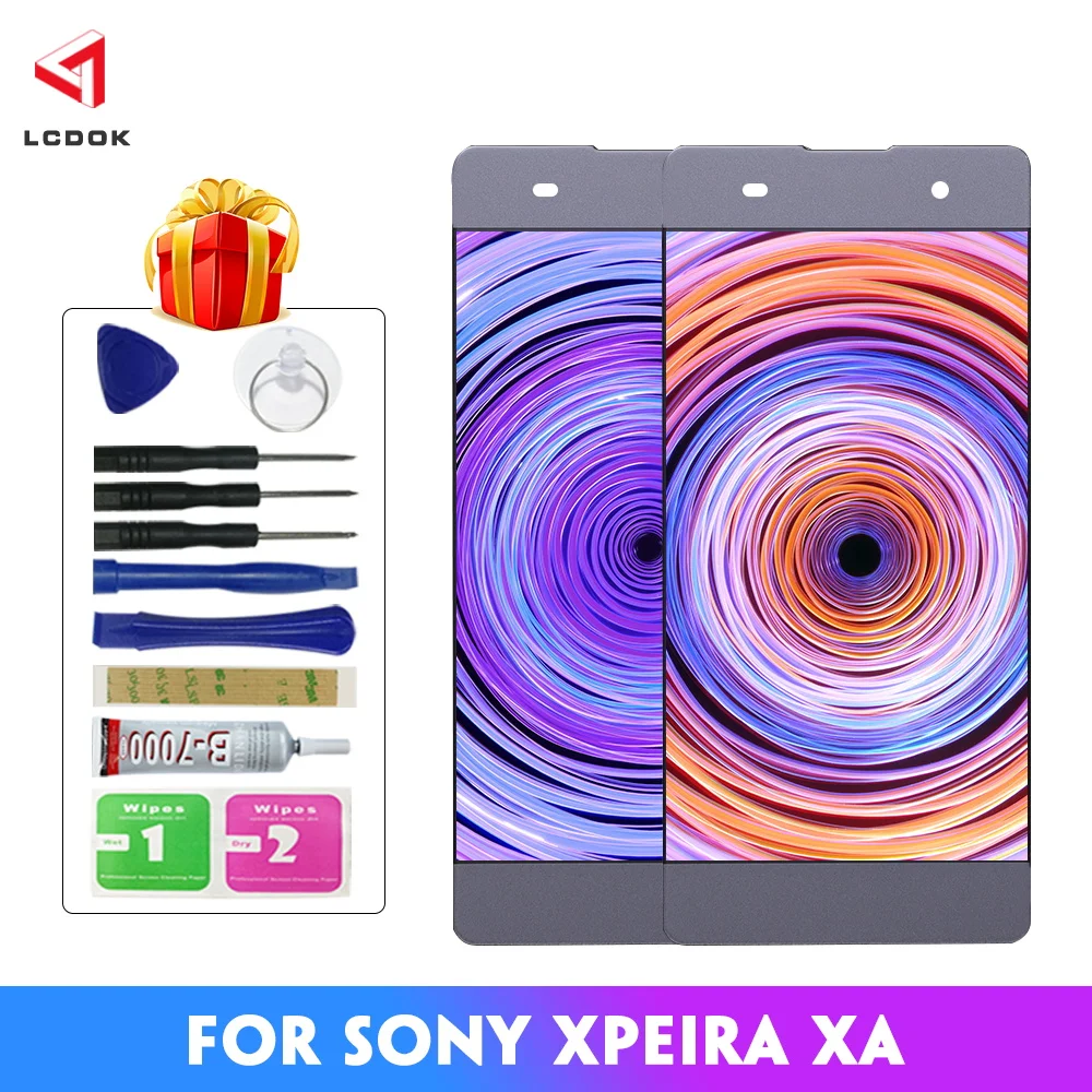 100% протестированный ЖК-дисплей для sony Xperia XA F3111 F3112 F3113 F3115 F3116 кодирующий