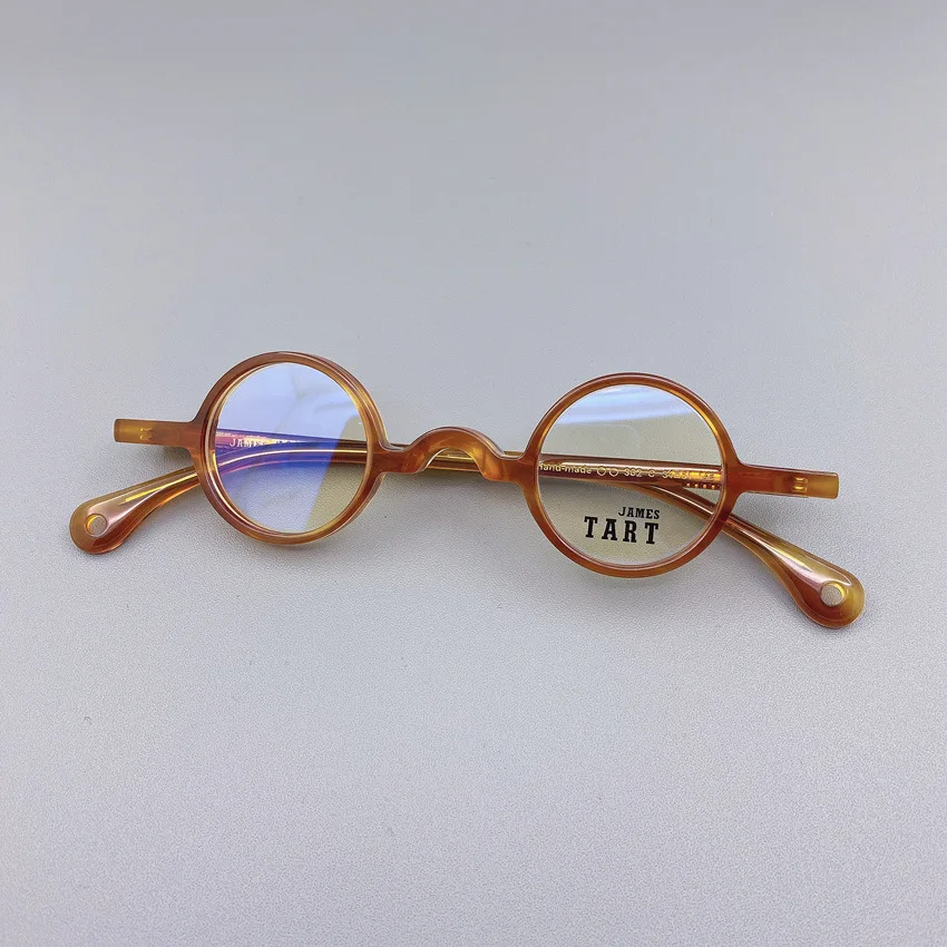 Belight Optical JAMES TAR * T acetato Mini Round Handmade Craft donna uomo  prescrizione occhiali da vista Vintage montatura per occhiali 362|Men's  Eyewear Frames| - AliExpress