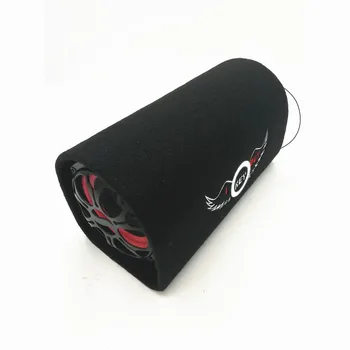 

I KEY BUY 5 inch 150 W 4 Ohm Car Active Speaker Bass Tube Van DC12V AC 220V Subwoofer Portable HiFi Speaker Box