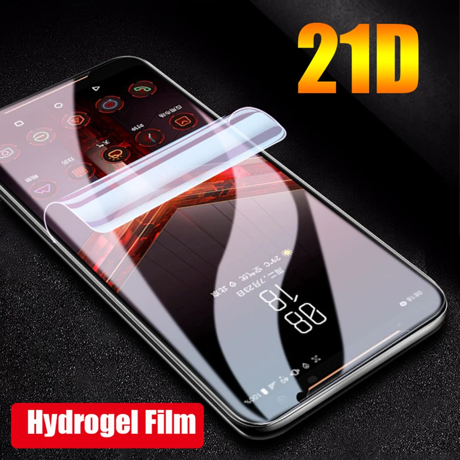 

Hydrogel Film For Asus Zenfone Max Pro M2 ZB631KL M2 ZB633KL ZS630KL ZB601KL ZB602KL ROG Phone 2 3 ZS661KS Full Screen Protector