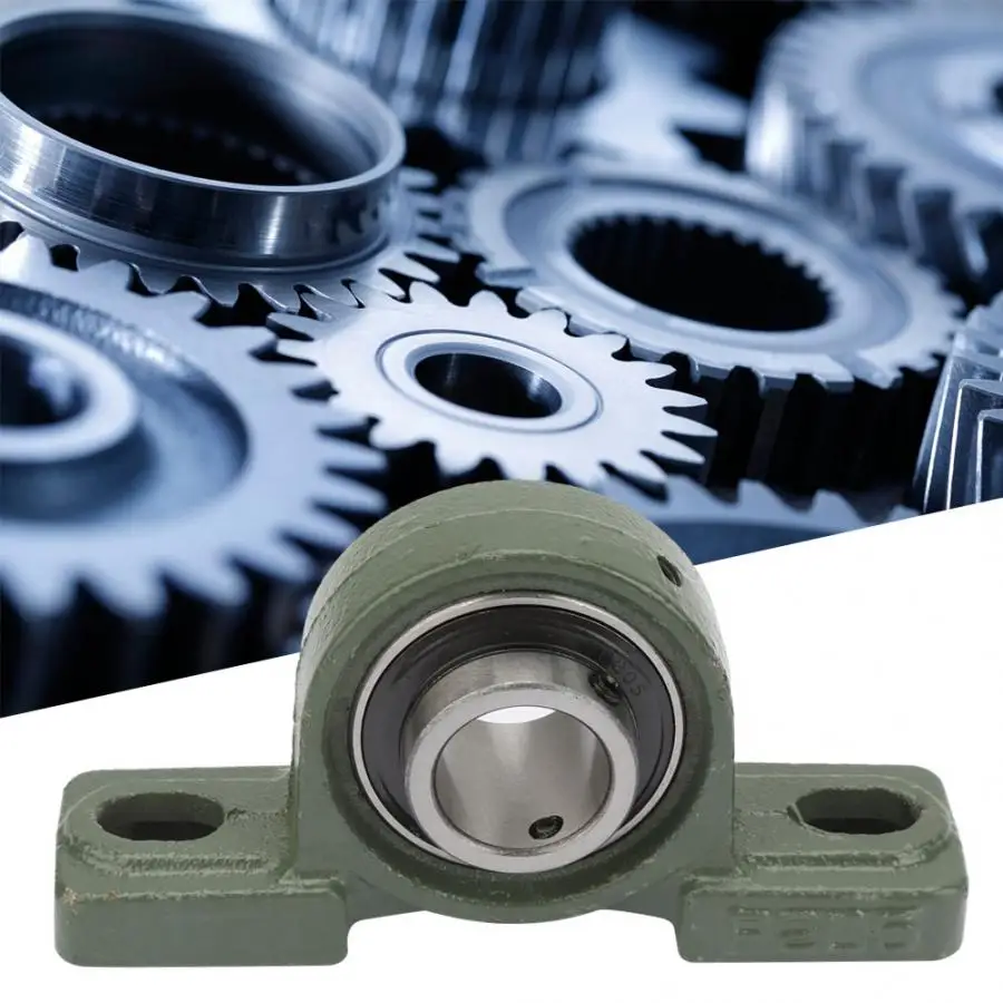 

1PCS UCP205 Pillow Block Bearing Ball Mounted Bearing 2 Bolt Solid Base with Housing linear bearings