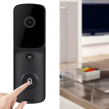 

V10 Smart WiFi Video Doorbell Camera Visual Intercom with Chime Night Vision IP Door Bell Wireless Home Security Camera