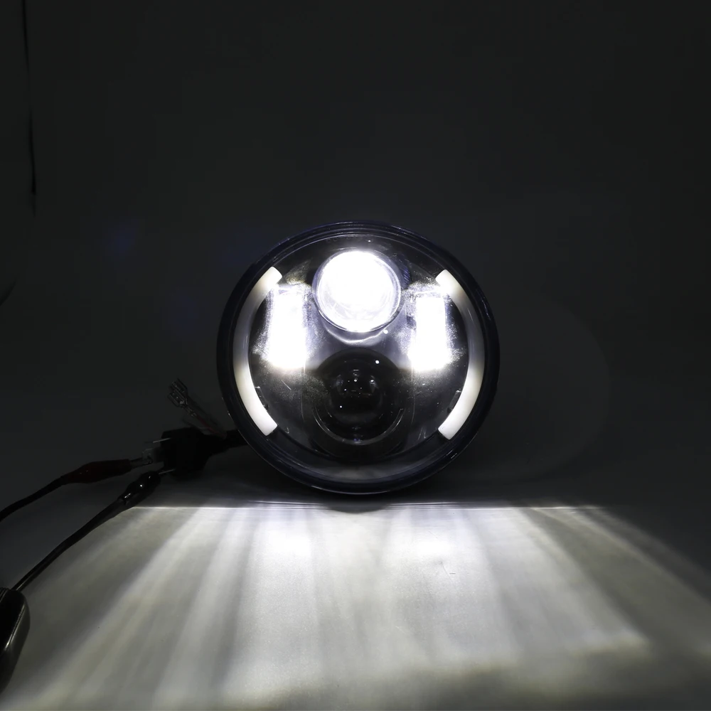 Светодиодный налобный фонарь для мотоцикла Harley MOTO 5,75 дюймов, светодиодный налобный фонарь 5 3/4 дюймов, светодиодный налобный фонарь для Harley Sportsters