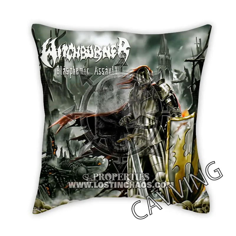 

Декоративные наволочки из полиэстера с 3D принтом witchburn Rock, наволочка для диванной подушки, квадратные чехлы на молнии, подарки для фанатов, домашний текстиль