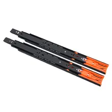 

1 Pair Drawer Slide Rail Three Section Thick Damping Damper Three-section Display Strong Bearing Capacity Drawer Slide Rail