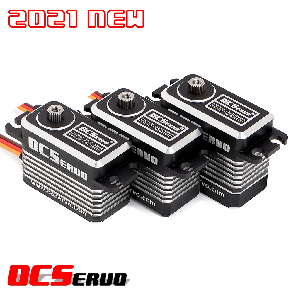 OCS-201HV 높은 토크 서보 스틸 기어, 모든 CNC 방수 케이스, 8.4V, 20kg.cm, 68g, 0.10S/60 ° 코어리스 모터