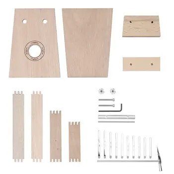 

Simple Assembly 10 Keys Kalimba Handwork DIY Kit Basswood Finger Thumb Piano for Children Kids Musical Instrument