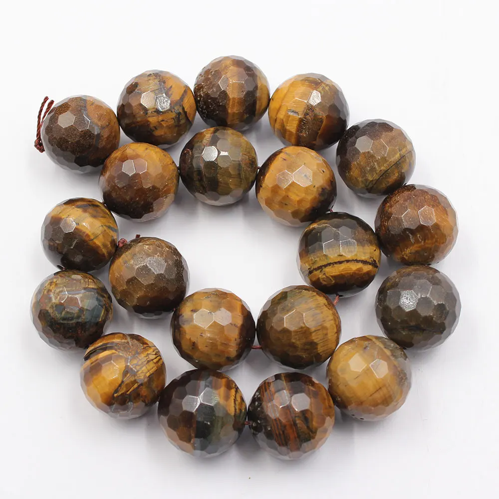 Perline Di Pietra Preziosa Naturale Genuina Di Occhio Di Tigre - Foto 5