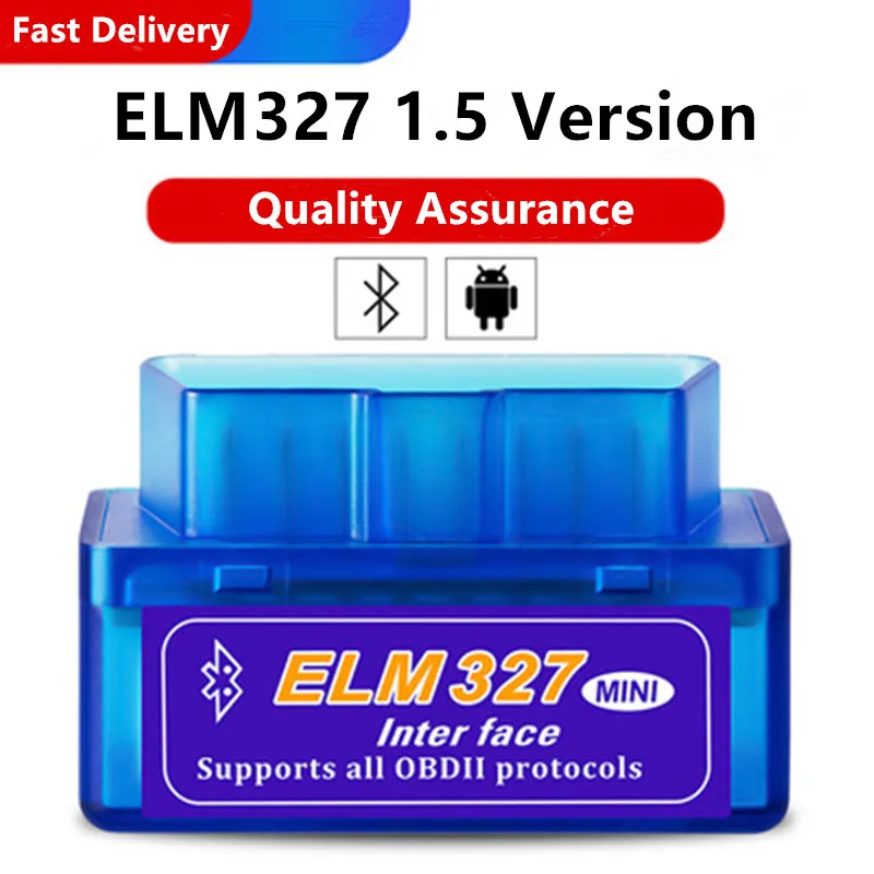 Новый сканер OBD2 ELM327 V1.5 Bluetooth-совместимый OBD II V2.1 wifi считыватель кодов ошибок