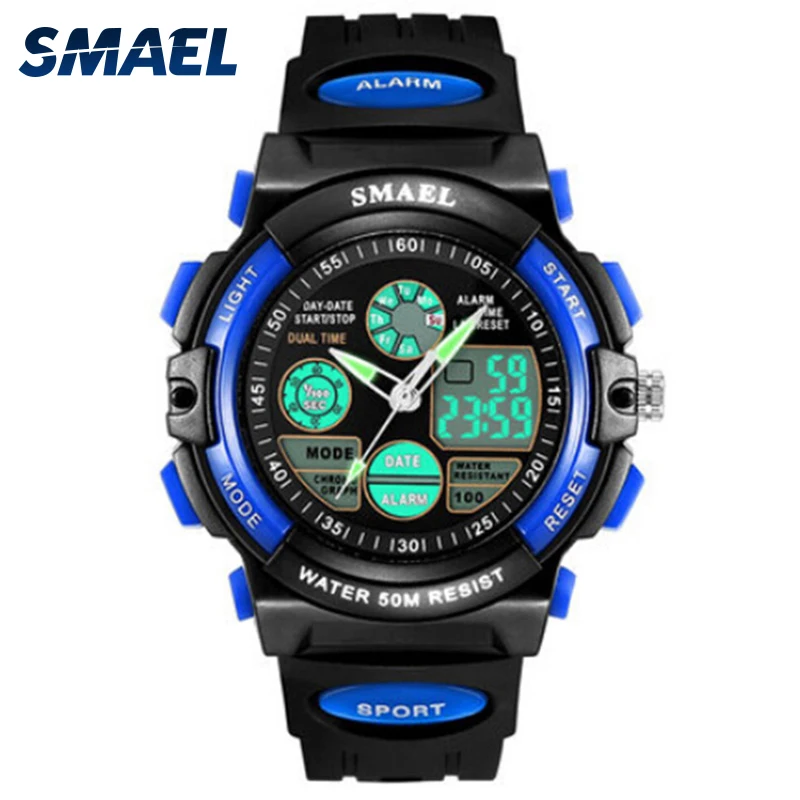 

SMAEL 0508 Kids Sports Watches LED Digital Quartz watch Multifunction Waterproof luminous alarm clock cartoon electronic watch