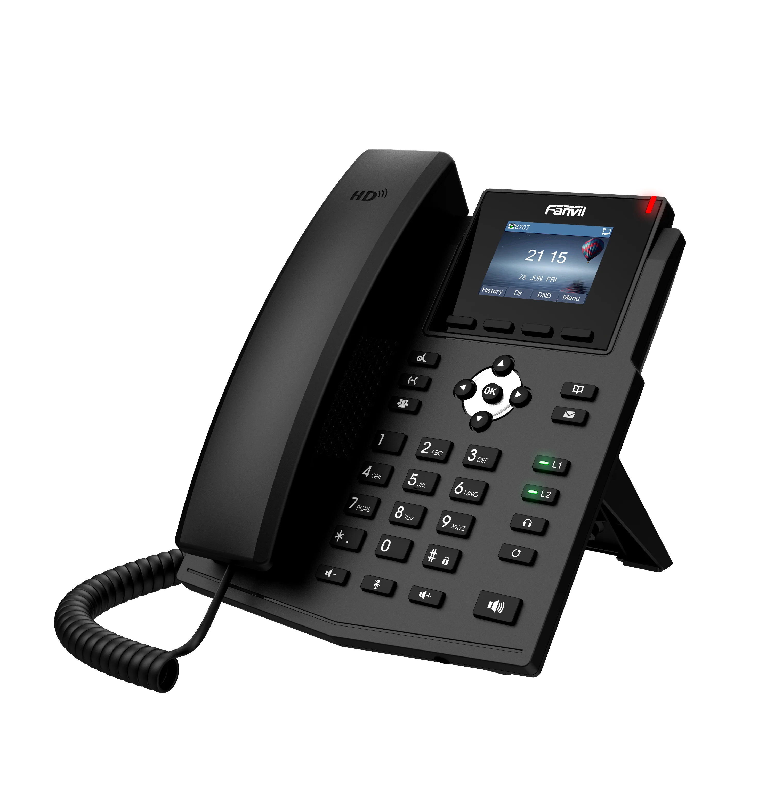 X3SP IP телефон Fanvil бренд беспроводной SIP телефон Поддержка двух VoIP ЖК-экран для учётных записей домашний бизнес офис IP телефон