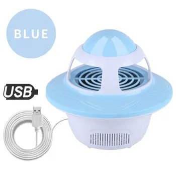 

Eco-friendly Nonradiative Noiseless Flying Saucer Shaped LED Mosquito Killer Lamp Night Light Decoration