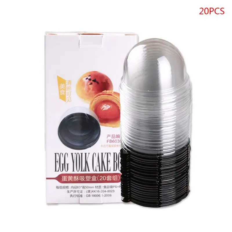 20 комплектов круглого лунного противни для пирожных пирога желток хрустящая