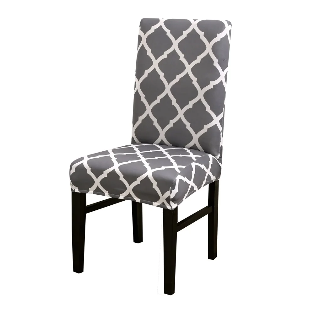 

Stretch Elastic Spandex Chair Cover Dining Seat Cover For Banquet Anti-dirty Removable Wedding Restaurant Hotel