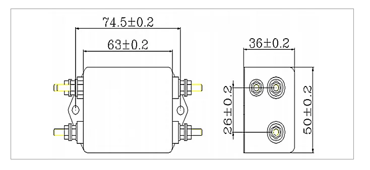 EMI анти-помехи чистый аудио CW4EL2 3A 6A 10A 20A 30A AC 220V фильтр питания