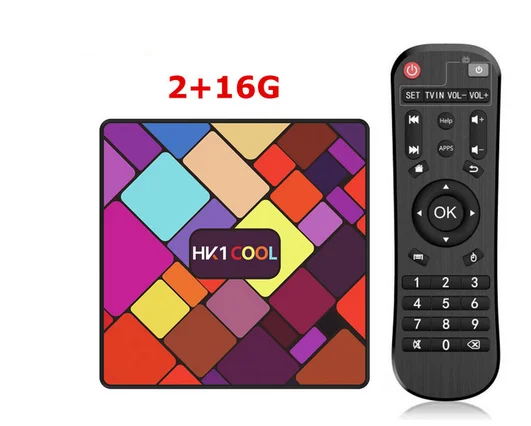 ТВ приставка Android 9,0 HK1COOL 2,4G/5G двойной WiFi BT4.0 Rockchip RK3318 HK1 классный H.265 Youtube 4K 1080P медиаплеер pk HK1 MAX - Цвет: Золотой