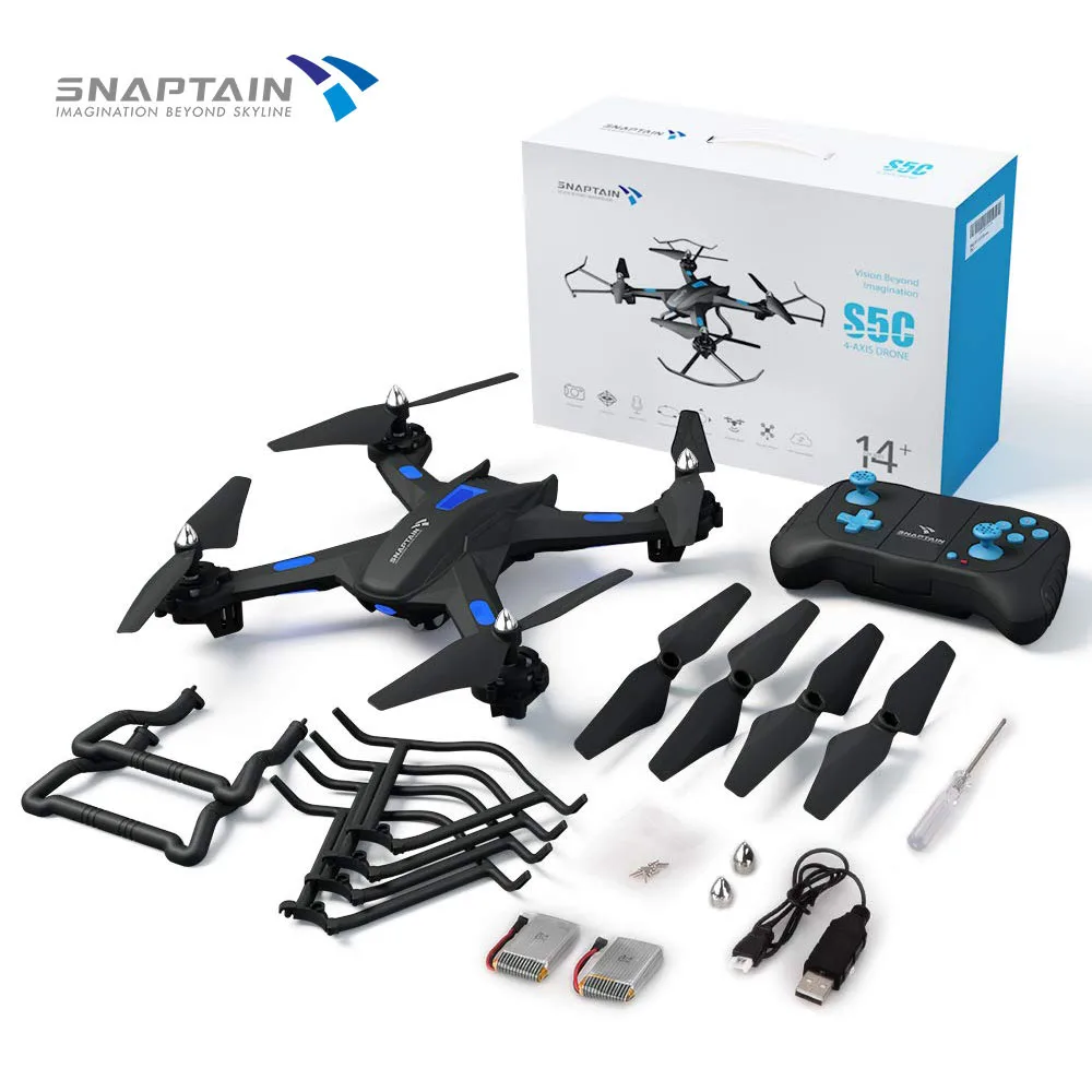 US $325.00 Camera Drone Snaptain S5c Drone Wifi Fpv 720p Hd Voice Control Gravity Sensor Function Rtf Christmas Gift For Kid Beginner