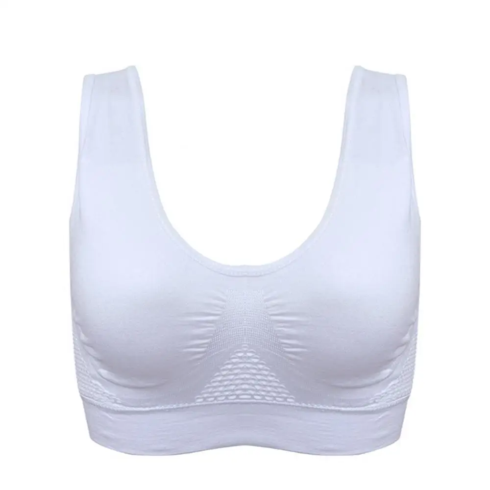 Plus Size Wireless Air Bra For Women Hollow Mesh Underwear Sports Fitness Bras sports bra,womens bras,sports underwear