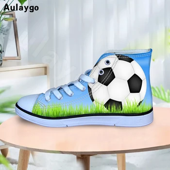 

Aulaygo Field Football Print Shoes Kids Sneakers Boys Shoes Light Boy Canvas Casual Sport Running Basketball Children Footwear
