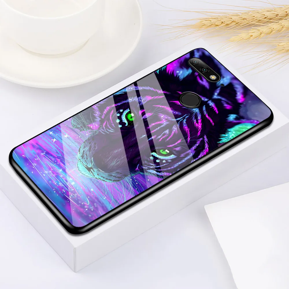 Роскошный чехол из закаленного стекла чехол для huawei Honor 6X7X8 A 8X MAX 9 10 20 Lite Pro Play Note 10 V20 huawei P Smart+ Y7 Pro - Цвет: 10