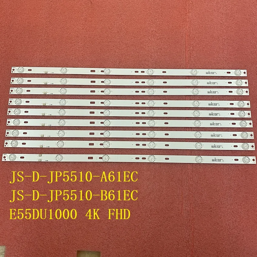 5 대 = 45pcs LED 백라이트 스트립 PEERLESS 55 스마트 TV 5530 JS-D-JP5510-A61EC/B61EC E55DU1000 4K FHD