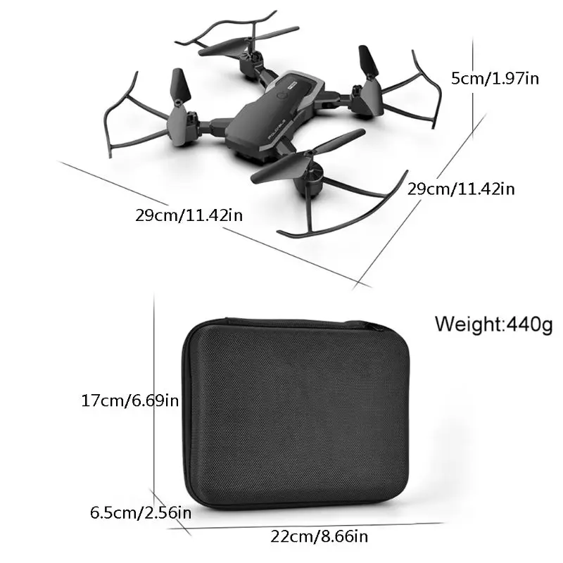 F85 Радиоуправляемый Дрон 2 4G 4K 1080P камера WIFI FPV удержание высоты Follow Me складной