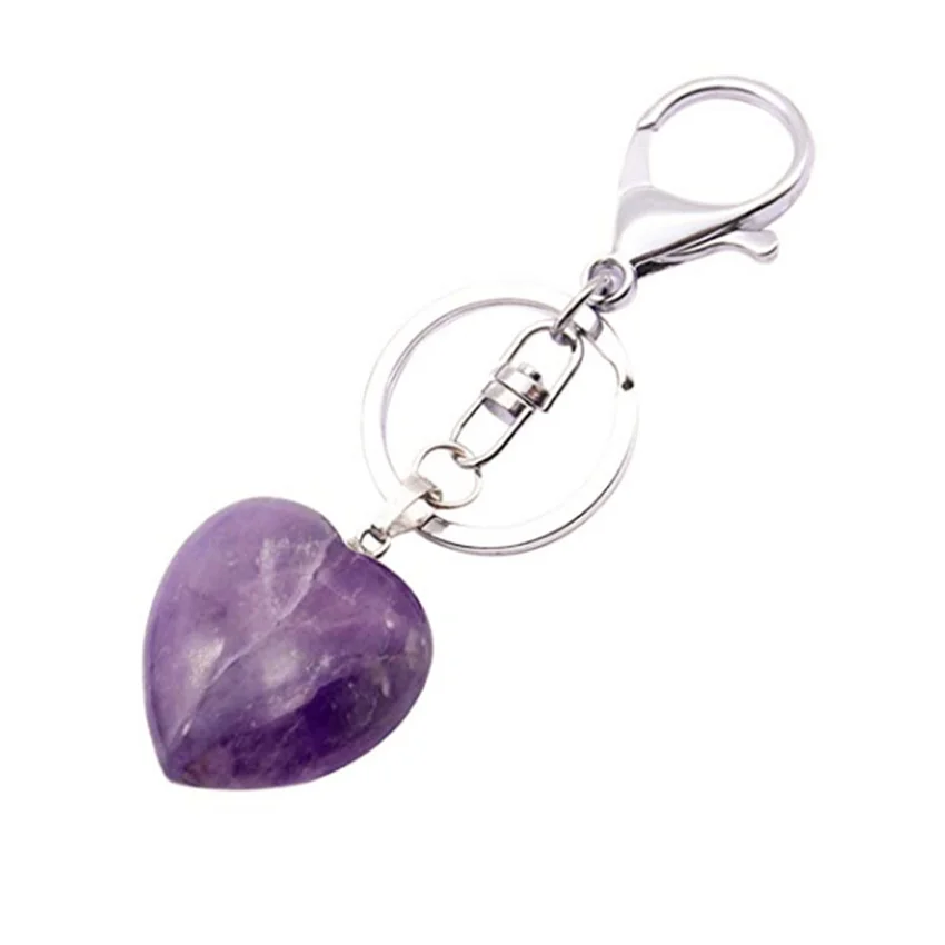 FYJS уникальный посеребренный круг Застежка Лобстер сердце любовь натуральные