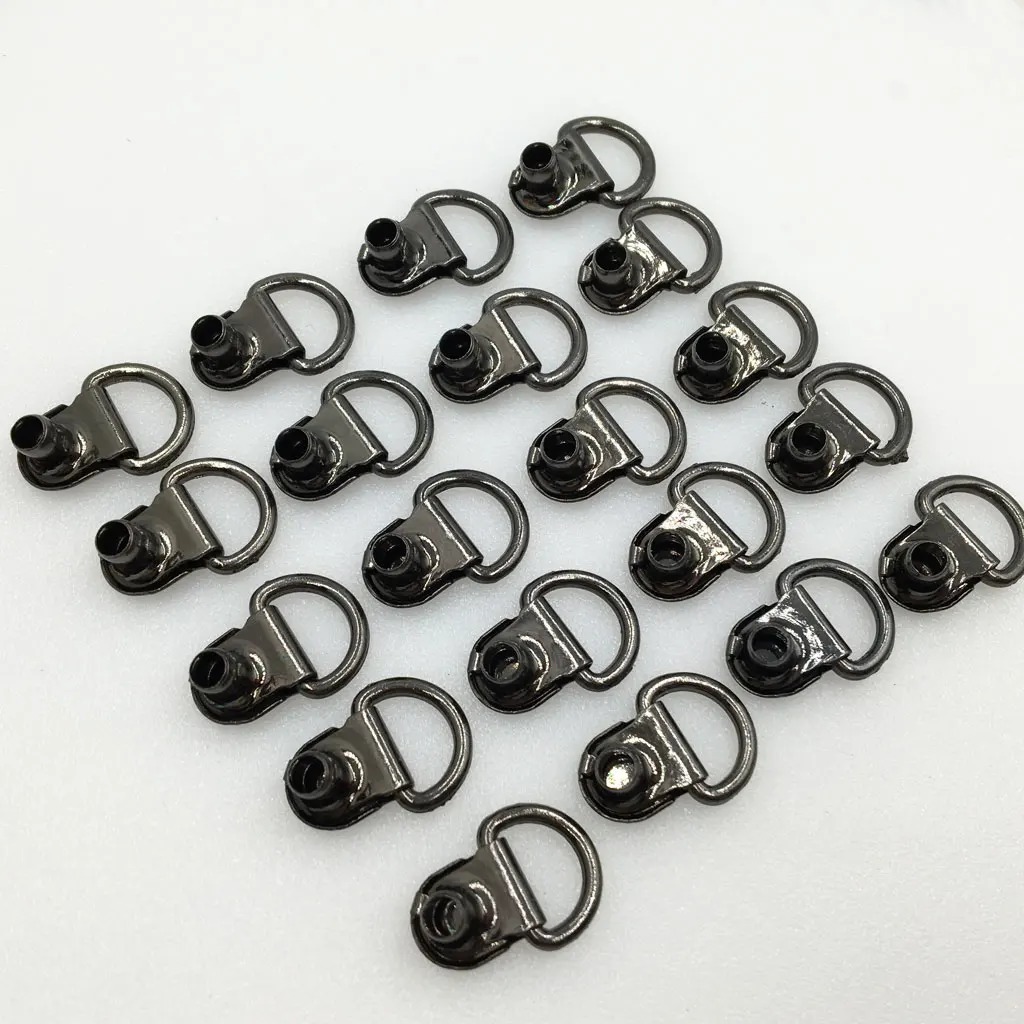 20pcs Boot Lace Hooks For Camp Hike Climbing Repair Leather Shoes
