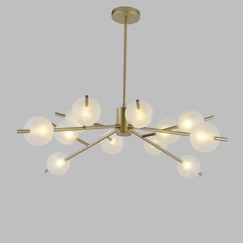 

nordic crystal diamond pendant lamp lighting dining room gold pendant light hanglampen lamparas de techo living room decoration