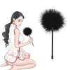 DUREN Erotic Bdsm Feather Tickled Whip Bondage Punish Fetish Leather Spanking Paddle Play Flogger Lover Riding Crop Pony Sex Toy 1