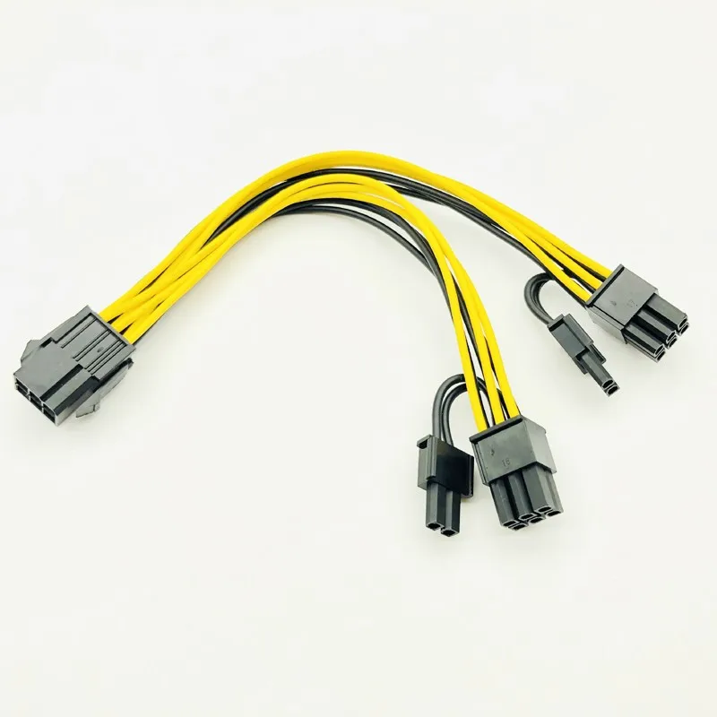 Cabo Divisor de Energia para Placa Gráfica Pcie Pci Express Pinos para Dupla Mais Pinos Pinos Pinos Pinos Pcs - Imagem 3