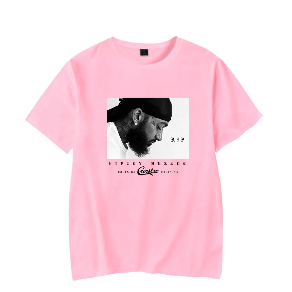 Pink nipsey hussle shirt Clearance