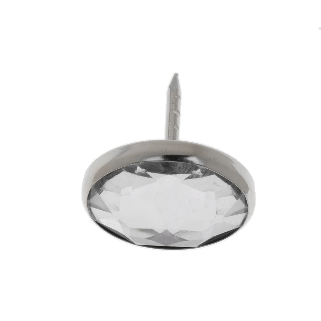 Pack of 25 Shinning Sofa Headboard Upholstery Crystal Buttons