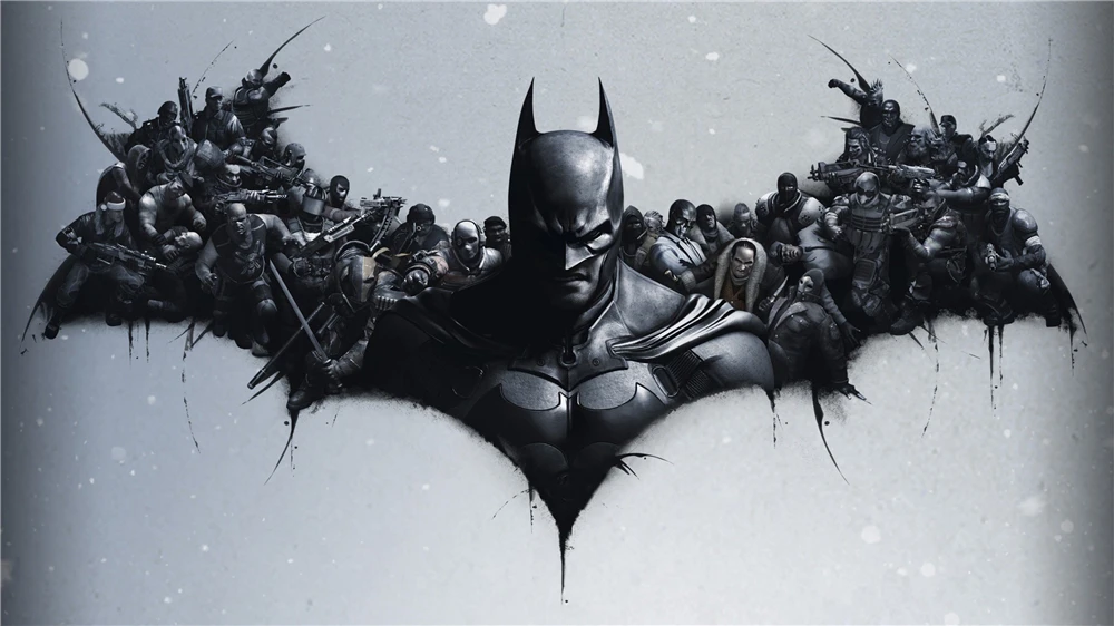 Печатное искусство DC comics игра Темный рыцарь Бэтмен Печать Бэтмен печать плакат Бэтмен печать домашний декор искусство - Цвет: As the pic