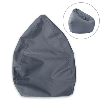 

Lazy BeanBag Sofas Cover Chairs No Filler Oxford Cloth Lounger Seat Bean Bag Puff Couch Tatami Living Room Furniture 100x120cm
