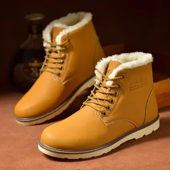 

Snow Warm Boots Winter Men Boots Male Boots Man Fashion Casual Shoes Men Snow Work Shoe Plus Size