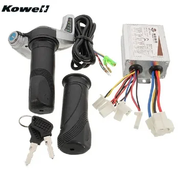 

7/8 inches handle bars 24V 500W Motorcycle Brush Speed Controller & Scooter Throttle Twist Grips for Electric bicycle & scooter