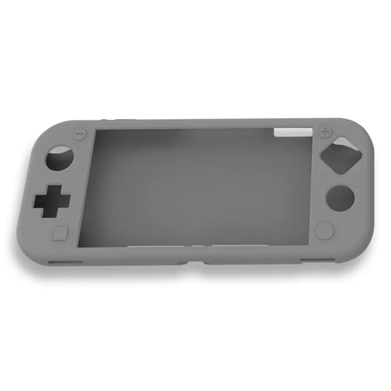 Серый Nintendo Switch Lite мягкий ударостойкий силиконовый чехол Крышка держатель для телефона, защитный чехол для nintendo Switch Lite Для nintendo переключатель Lite - Цвет: Серый