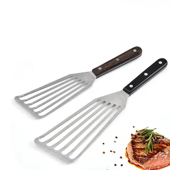 

Steak Shovel Burdock Shovel Stainless Steel Multi-Function Kitchen Baking Confectionery Pancake Cooking Tools With Oil Leakage