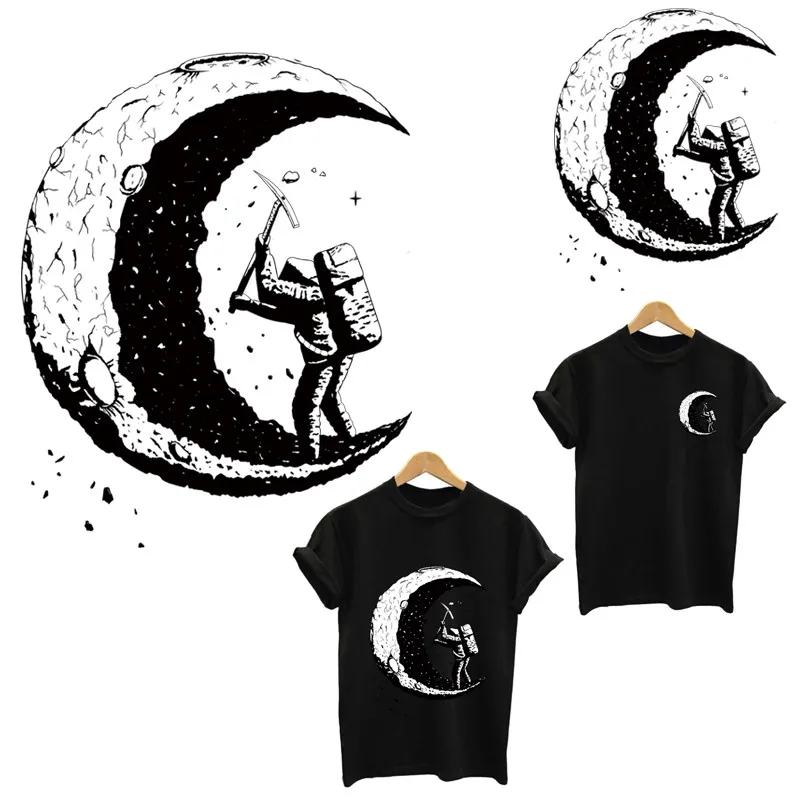 Термочувствительные нашивки Alien moon для одежды футболка с железными вставками