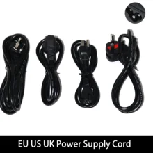 

1M 3 Prong EU US UK Plug Laptop PC AC Power Cord Cable For Laptop Adapter Charger Charger Wire