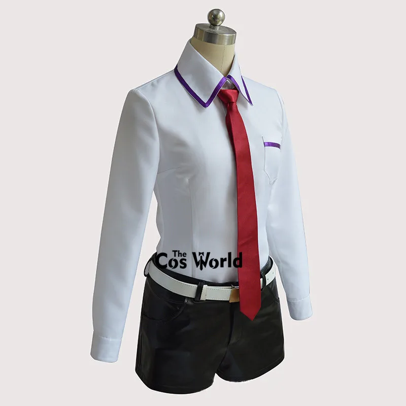 Steins Gate Makise Kurisu Uniform Cosplay Costume - Anime Outfits Customize 3