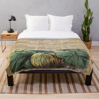 

Soft Blanket for Bed Sherpa Flannel Fleece Blanket Home Travel Sofa Soft Throw Blanket Pumpkin Spice And Everyting Nice Thanksgi