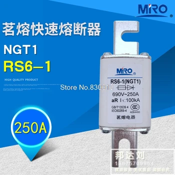 

MRO Mingrong RS6-1 250A Fast Fuse NGT1-250A NGT1 250A 690 V/1000 V-5PCS/LOT