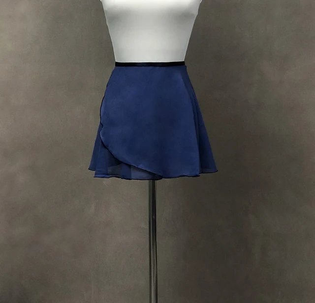 Ballet Dance Skirt New Style Pure Color Chiffon Practice Leotard Small Apron Tutu Adult High Quality Ballet Dress BL061 zan qing