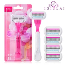 Дамские Безопасные лезвия для бритья для женщин, лезвие для удаления волос, женские лезвия для бритвы, Сменная головка, совместимая с Venuse