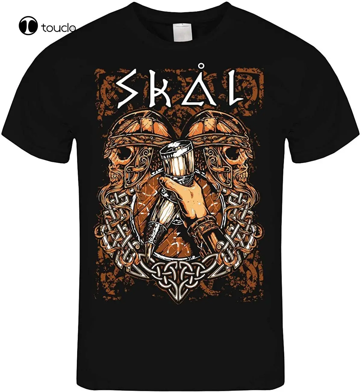 

Мужская футболка Skal для Valhall с принтом сзади