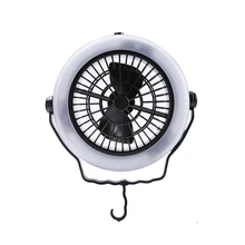 Tent Fan Light Led Camping Hiking Gear Equipment Usb Powered Outdoor Portable Ceiling Lamp Camping Equipment