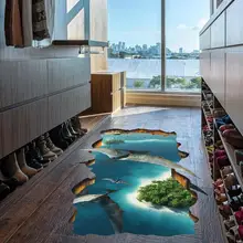 TWISTER. CK 3D Птерозавр животный мир Настенная Наклейка для гостиной спальни детского сада съемная декоративная наклейка